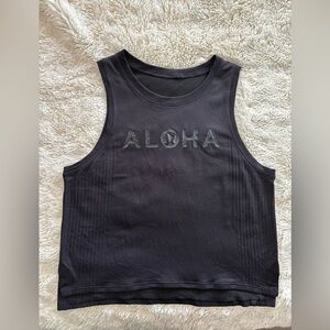 Lululemon Aloha Tank Top Black Small